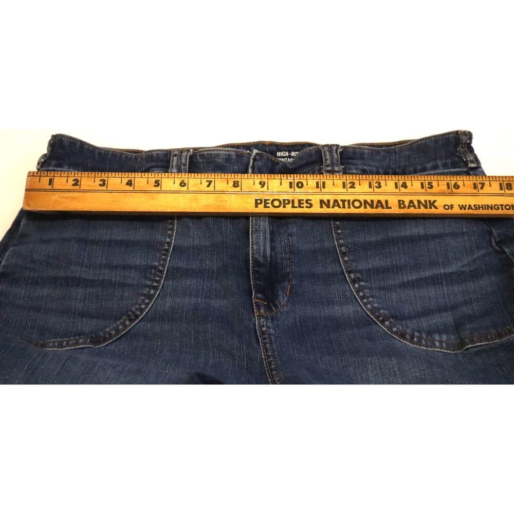 Torrid Jeans 14T High Rise Wide Leg Vintage Stretch Blue Tall Plus Y2K Normcore - Picture 8 of 8